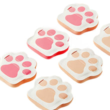 Load image into Gallery viewer, Cute Cat's Paw Cotton Candy Powder Puff Toast Bun Liquid Foundation BB Cream Air Cushion Powder Box Makeup Egg Powder Puff
