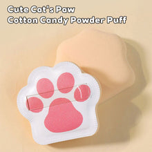 Load image into Gallery viewer, Cute Cat's Paw Cotton Candy Powder Puff Toast Bun Liquid Foundation BB Cream Air Cushion Powder Box Makeup Egg Powder Puff

