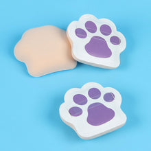 Load image into Gallery viewer, Cute Cat's Paw Cotton Candy Powder Puff Toast Bun Liquid Foundation BB Cream Air Cushion Powder Box Makeup Egg Powder Puff
