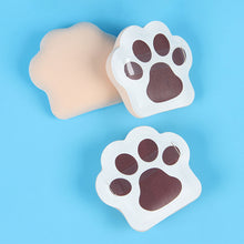 Load image into Gallery viewer, Cute Cat's Paw Cotton Candy Powder Puff Toast Bun Liquid Foundation BB Cream Air Cushion Powder Box Makeup Egg Powder Puff
