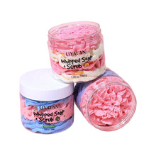 Load image into Gallery viewer, Floral Soap Cleansing Keratin Scrub Soap Whipping Soap Coconut Watermelon Mango Body Scrub for Bathing
