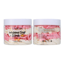Load image into Gallery viewer, Floral Soap Cleansing Keratin Scrub Soap Whipping Soap Coconut Watermelon Mango Body Scrub for Bathing
