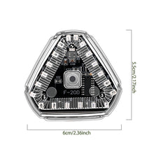 Load image into Gallery viewer, 1pc/2pcs/4pcs Motorcycle Car Solar Power Strobe Warning Light Colorful Motorbike Waterproof LED Night Rear Collision Flashing Siganl Lamp
