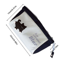 Load image into Gallery viewer, Simple Dogs Cats Large Capacity Pencil Bag Fresh Quilting Stationary Storage Bags For Girls Makeup Pouch Pencil Case
