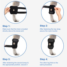 Load image into Gallery viewer, Dog Hock Support Canine Rear Injury Recovery Fixed Leg Support Brace Pain Relief Dog Knee Pads Knee Brace Joint Wrap Support Pet Recover
