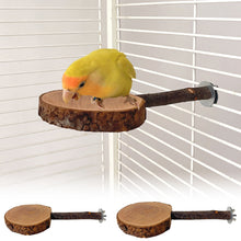 Load image into Gallery viewer, 6-10cm Wooden Bird Perches Platform Parrot Standing Platform Stand Playstand Cage Accessories Paw Grinding For Parakeet
