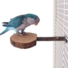 Load image into Gallery viewer, 6-10cm Wooden Bird Perches Platform Parrot Standing Platform Stand Playstand Cage Accessories Paw Grinding For Parakeet
