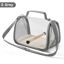 Load image into Gallery viewer, Bird Travel Carrier Portable Transport Bird Cage With Stand Stick Small Pet Multi-functional Parrot Bird Hamster Lizard Bag Outdoor
