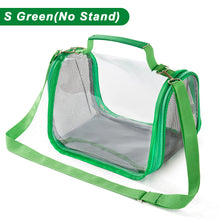 Load image into Gallery viewer, Bird Travel Carrier Portable Transport Bird Cage With Stand Stick Small Pet Multi-functional Parrot Bird Hamster Lizard Bag Outdoor

