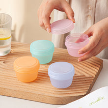 Load image into Gallery viewer, 2oz/60ml Reusable Food Grade PP Salad Sauce Container with Lids Leakproof Camping Hiking Picnic Outdoor Sauce Dispenser
