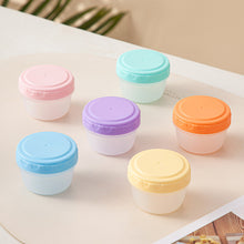 Load image into Gallery viewer, 2oz/60ml Reusable Food Grade PP Salad Sauce Container with Lids Leakproof Camping Hiking Picnic Outdoor Sauce Dispenser
