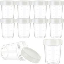 Load image into Gallery viewer, 10PCS 4oz/120ml Reusable Food Grade PP Salad Sauce Container with Lids Leakproof Camping Hiking Picnic Outdoor Sauce Dispenser
