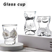 Load image into Gallery viewer, Creative Body Shape Glass Cup Whiskey Glasses Wine Shot Glass Cup Sexy Lady Men Body Shape Chest Beer Cup for Vodka Whiskey Beer

