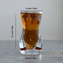 Load image into Gallery viewer, Creative Body Shape Glass Cup Whiskey Glasses Wine Shot Glass Cup Sexy Lady Men Body Shape Chest Beer Cup for Vodka Whiskey Beer

