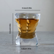 Load image into Gallery viewer, Creative Body Shape Glass Cup Whiskey Glasses Wine Shot Glass Cup Sexy Lady Men Body Shape Chest Beer Cup for Vodka Whiskey Beer
