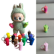 Load image into Gallery viewer, Mini Water Bottle Water Cup Model For 17cm Labubu Learning Scene Accessories Miniature Decoration Doll Accessories
