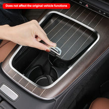 Load image into Gallery viewer, Car Center Console Trim Rear Storage Box Protector Chrome Plated Edge Guard Anti-Scratch Interior Accessories Decor for Mercedes-Benz E-Class E300L/E260L 2024-2025
