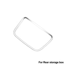 Load image into Gallery viewer, Car Center Console Trim Rear Storage Box Protector Chrome Plated Edge Guard Anti-Scratch Interior Accessories Decor for Mercedes-Benz E-Class E300L/E260L 2024-2025
