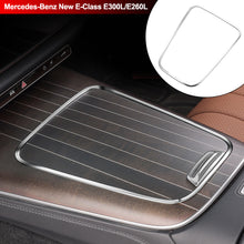 Load image into Gallery viewer, Car Center Console Trim Rear Storage Box Protector Chrome Plated Edge Guard Anti-Scratch Interior Accessories Decor for Mercedes-Benz E-Class E300L/E260L 2024-2025
