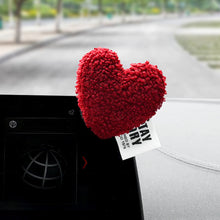 Load image into Gallery viewer, Plush Heart Car Body Rear Interior Decoration Motorcycle Electric Bike Rear Accessories For Girl Women
