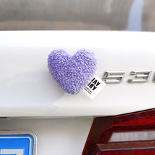Load image into Gallery viewer, Plush Heart Car Body Rear Interior Decoration Motorcycle Electric Bike Rear Accessories For Girl Women
