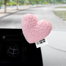 Load image into Gallery viewer, Plush Heart Car Body Rear Interior Decoration Motorcycle Electric Bike Rear Accessories For Girl Women
