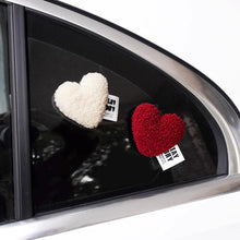 Load image into Gallery viewer, Plush Heart Car Body Rear Interior Decoration Motorcycle Electric Bike Rear Accessories For Girl Women
