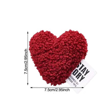 Load image into Gallery viewer, Plush Heart Car Body Rear Interior Decoration Motorcycle Electric Bike Rear Accessories For Girl Women

