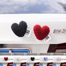 Load image into Gallery viewer, Plush Heart Car Body Rear Interior Decoration Motorcycle Electric Bike Rear Accessories For Girl Women
