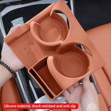 Load image into Gallery viewer, Car Silicone Cup Holder Insert Non-Slip Anti-Rattle Mat Custom Accessories Interior Decor Fit for Mercedes-Benz C-Class GLC300L/C260L/C200L/E-Class
