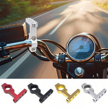 Load image into Gallery viewer, Multi-Function Motorcycle Handlebar Extension Mount Phone GPS Holder Clamp-on Steering Stem Stand Accessory
