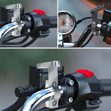 Load image into Gallery viewer, Multi-Function Motorcycle Handlebar Extension Mount Phone GPS Holder Clamp-on Steering Stem Stand Accessory
