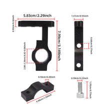 Load image into Gallery viewer, Multi-Function Motorcycle Handlebar Extension Mount Phone GPS Holder Clamp-on Steering Stem Stand Accessory
