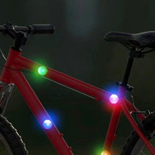 Load image into Gallery viewer, Universal 5 LED Lens Motorcycle Warning Light for E-Bike Bicycle Anti-Collision Tail Light with Flash Mode Waterproof Safety Light
