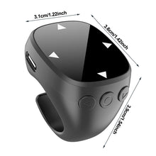 Load image into Gallery viewer, Universal Phone Bluetooth 5.3 Selfie Remote for Touchscreen Phones Rechargeable Camera Shutter Control TikTok Photo Ring Accessory with Finger Grip
