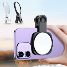 Load image into Gallery viewer, Universal Phone Rear Camera Selfie Mirror for Smartphones HD Reflection Clip-on Attachment Photography Accessory with Storage Case
