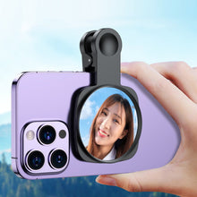 Load image into Gallery viewer, Universal Phone Rear Camera Selfie Mirror for Smartphones HD Reflection Clip-on Attachment Photography Accessory with Storage Case
