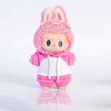 Load image into Gallery viewer, Miniature Sports Hoodie and Shorts Set for 17cm Labubu Dolls Cute DIY Doll Clothes Accessories Lovely Outfit Gifts for Girls Kids
