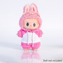Load image into Gallery viewer, Miniature Sports Hoodie and Shorts Set for 17cm Labubu Dolls Cute DIY Doll Clothes Accessories Lovely Outfit Gifts for Girls Kids
