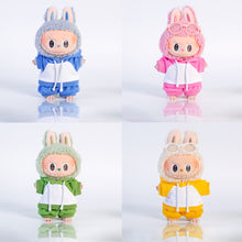 Load image into Gallery viewer, Miniature Sports Hoodie and Shorts Set for 17cm Labubu Dolls Cute DIY Doll Clothes Accessories Lovely Outfit Gifts for Girls Kids
