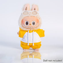 Load image into Gallery viewer, Miniature Sports Hoodie and Shorts Set for 17cm Labubu Dolls Cute DIY Doll Clothes Accessories Lovely Outfit Gifts for Girls Kids
