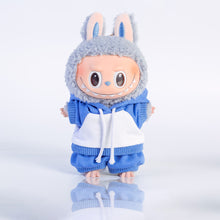 Load image into Gallery viewer, Miniature Sports Hoodie and Shorts Set for 17cm Labubu Dolls Cute DIY Doll Clothes Accessories Lovely Outfit Gifts for Girls Kids
