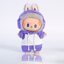 Load image into Gallery viewer, Miniature Sports Hoodie and Shorts Set for 17cm Labubu Dolls Cute DIY Doll Clothes Accessories Lovely Outfit Gifts for Girls Kids
