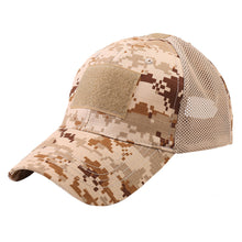 Load image into Gallery viewer, Breathable Camouflage Outdoor Baseball Cap Summer Sun Hats Baseball Caps Fishing Hat For Camouflage Hiking Hat Trucker
