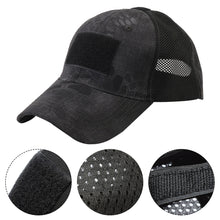 Load image into Gallery viewer, Breathable Camouflage Outdoor Baseball Cap Summer Sun Hats Baseball Caps Fishing Hat For Camouflage Hiking Hat Trucker
