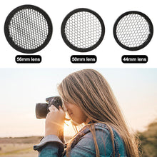 Load image into Gallery viewer, Honeycomb Scope Lens Protector Mesh 44MM/50MM/56MM for Marcool Air Gun Killflash Optical Aim Sight Rifle Scope Sunshade Cover Cap
