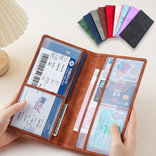 Load image into Gallery viewer, Multi-purpose Car Leather Documents License Credit Card Holder Men Driving License Cover Auto Registration Insurance Holder Storage Bag
