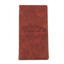 Load image into Gallery viewer, Multi-purpose Car Leather Documents License Credit Card Holder Men Driving License Cover Auto Registration Insurance Holder Storage Bag
