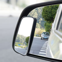 Load image into Gallery viewer, 2Pcs 360 Degree Adjustable Car Wide-angle Blind Spot Mirror Square Frame Convex Clear Rearview Auxiliary Mirror Driving Safety
