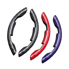 Load image into Gallery viewer, Universal Car Carbon Fiber Steering Wheel Cover Gear Cover Ultra-thin Sweat-absorbing Anti Slip Special Steering Wheel
